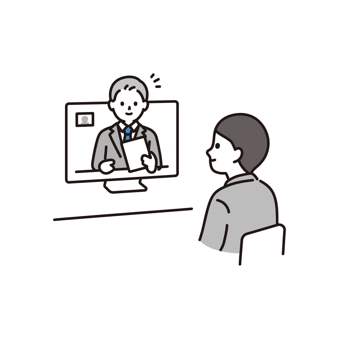 オンラインでのカジュアル面談のイメージ