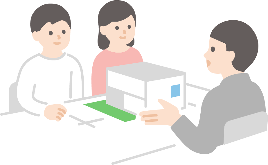 住宅商談のイメージイラスト